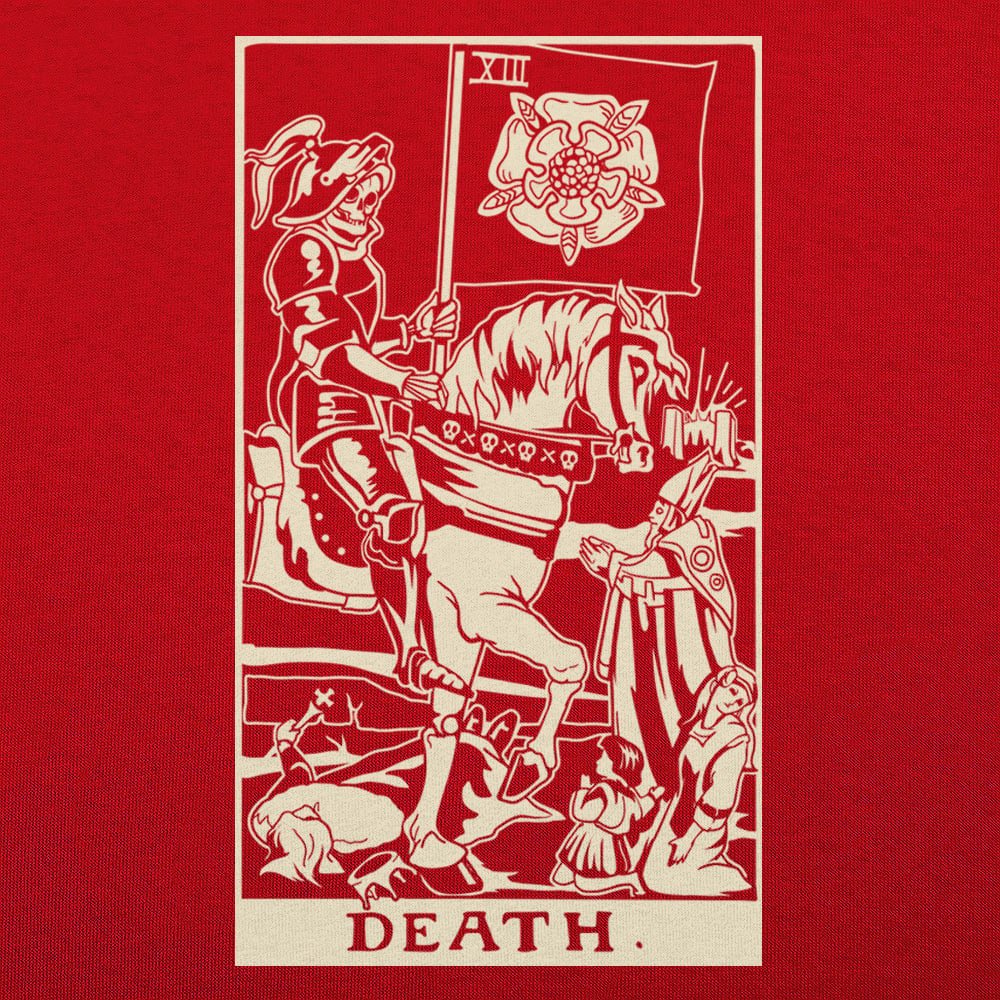 Tarot Death Card Skeleton Knight on Horse