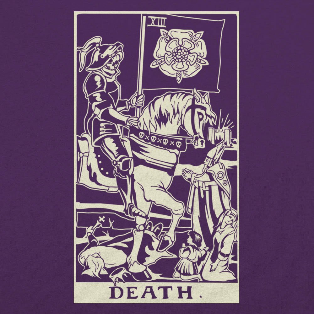 Tarot Death Card Skeleton Knight on Horse