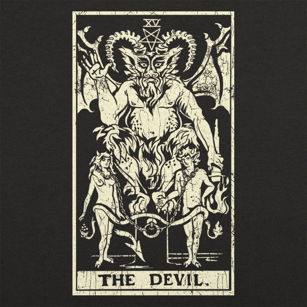 Tarot Devil Card. The Devil Baphomet Tarot Design