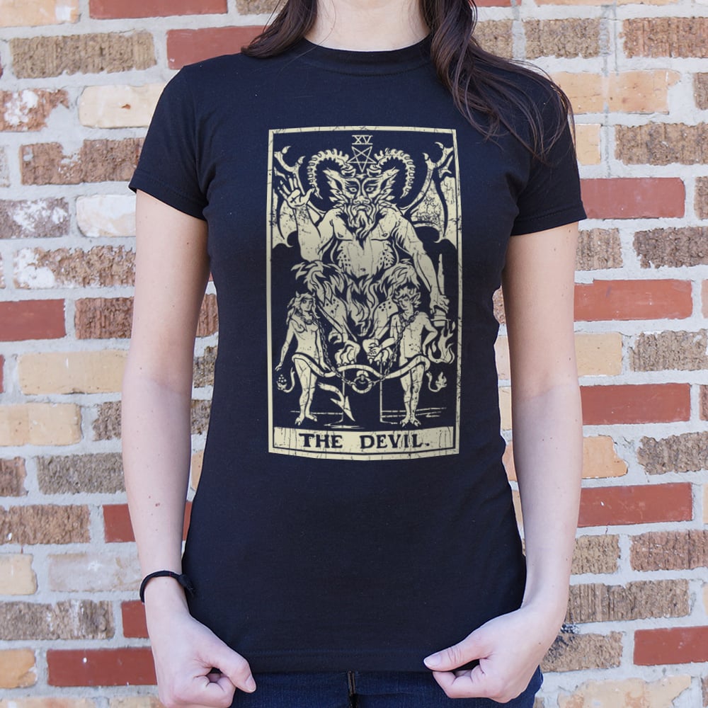 Tarot Devil Card. The Devil Baphomet Tarot Design