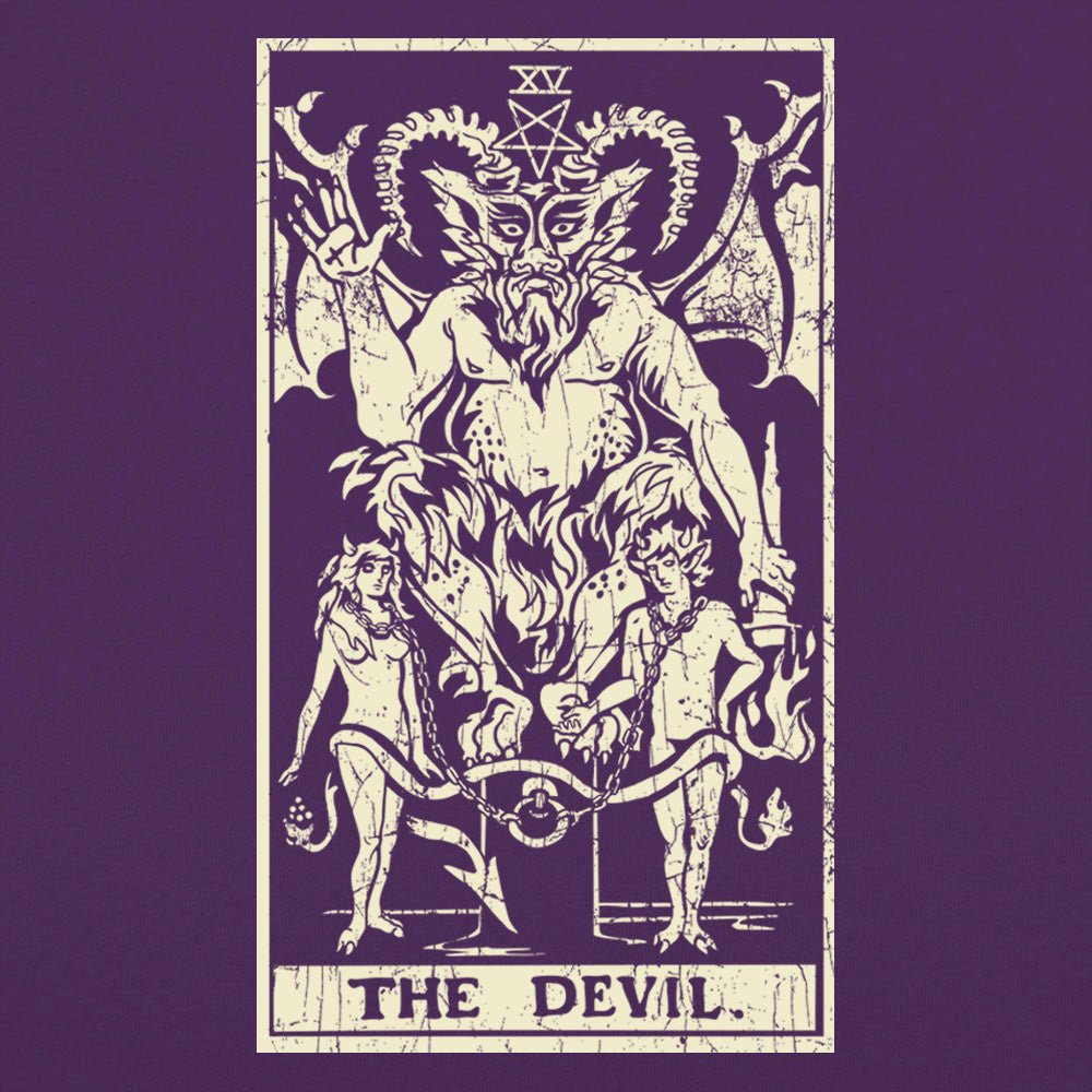Tarot Devil Card. The Devil Baphomet Tarot Design