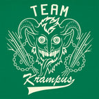 Team Krampus Horned Christmas Demon Graphic