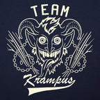 Team Krampus Horned Christmas Demon Graphic