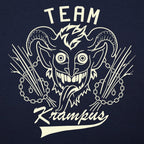 Team Krampus Horned Christmas Demon Graphic