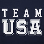 Team USA Varsity Style Patriotic Sports Graphic