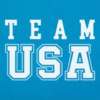 Team USA Varsity Style Patriotic Sports Graphic