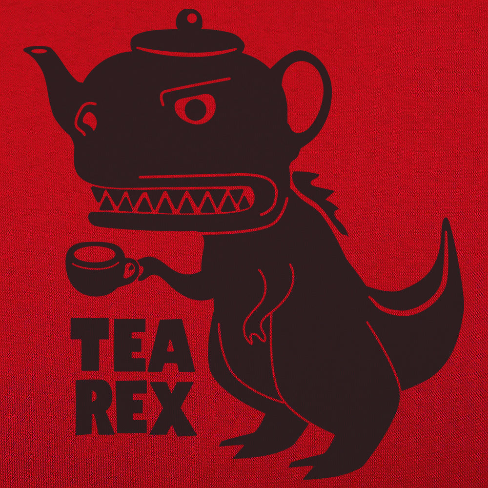 Tea Rex - Teapot Dinosaur Drinking Tea