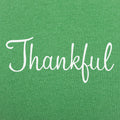 Thankful Cursive Script Thanksgiving Design