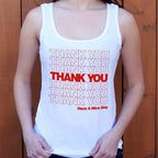 Thank You Bag Classic Plastic Grocery Bag Pattern