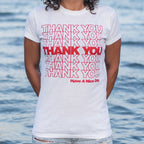 Thank You Bag Classic Plastic Grocery Bag Pattern