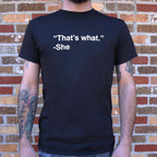 That's What She Said Quote