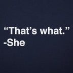 That's What She Said Quote