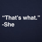 That's What She Said Quote