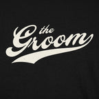 The Groom Varsity Script Wedding Design
