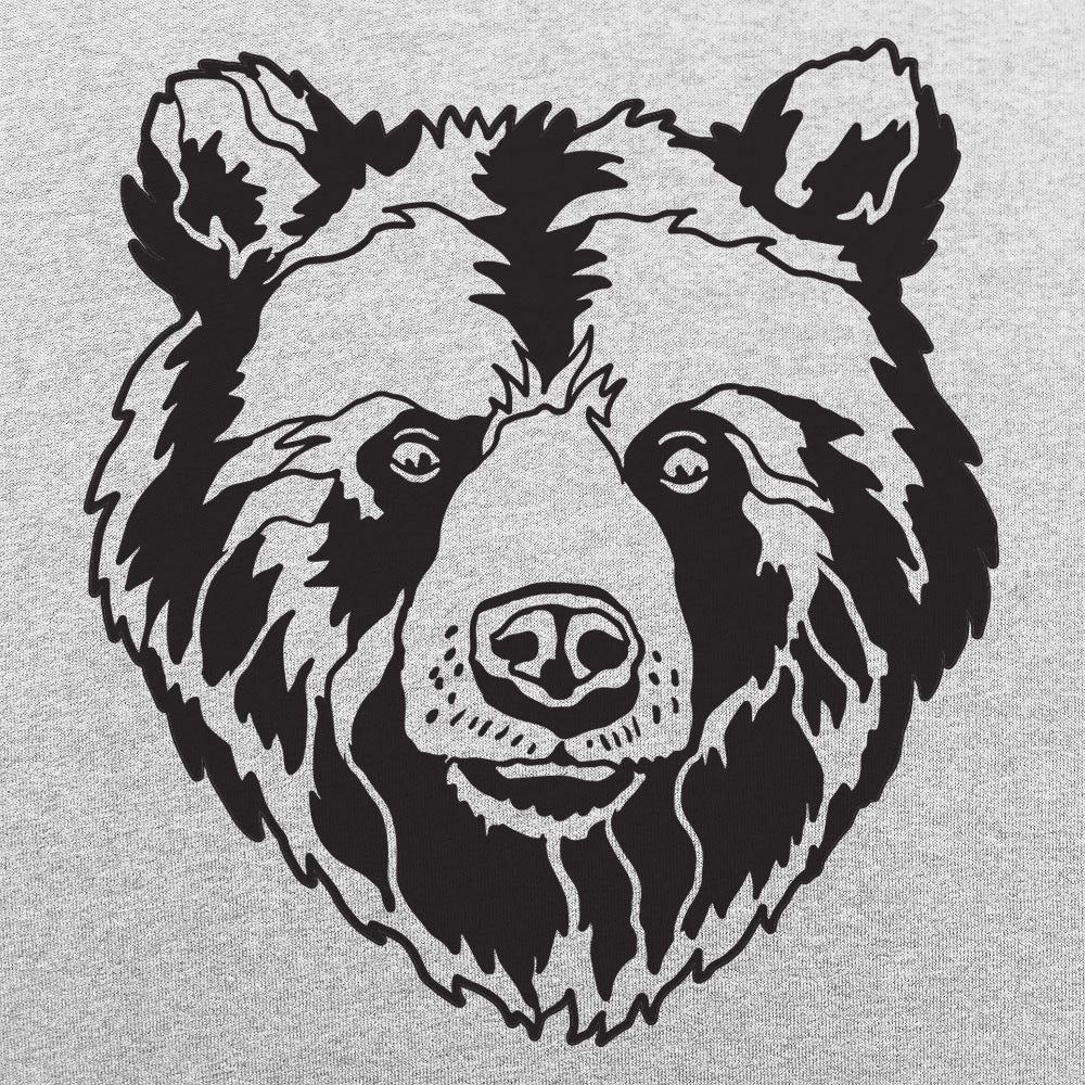 Grizzly Bear Face Graphic