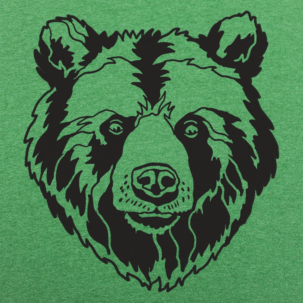Grizzly Bear Face Graphic