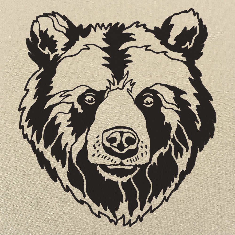 Grizzly Bear Face Graphic
