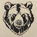 Grizzly Bear Face Graphic
