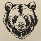Grizzly Bear Face Graphic