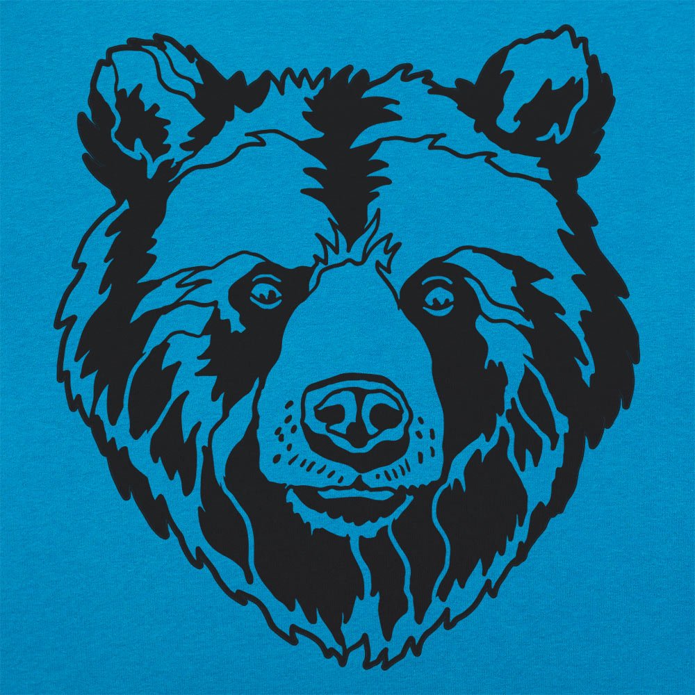 Grizzly Bear Face Graphic