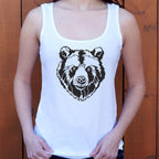 Grizzly Bear Face Graphic