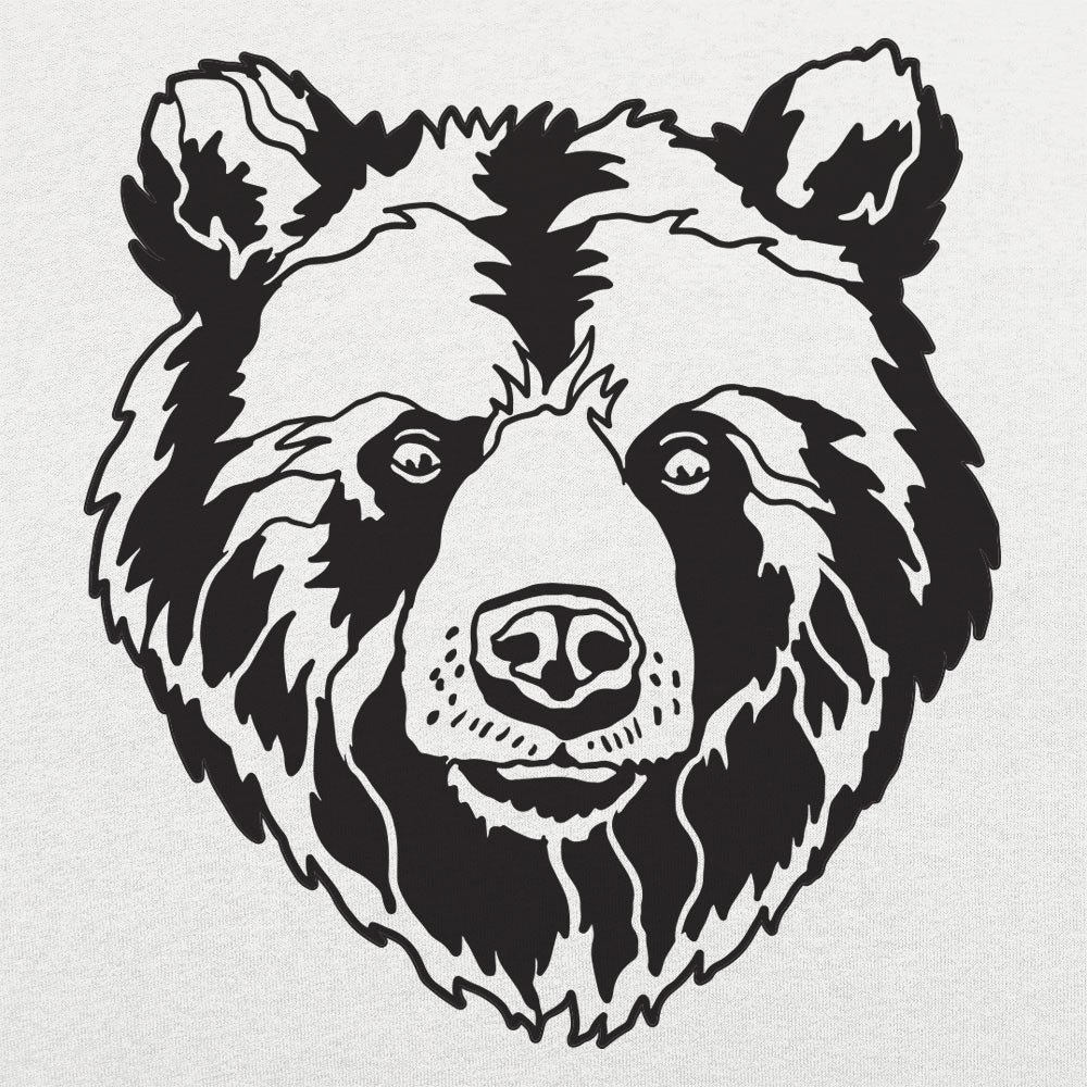 Grizzly Bear Face Graphic