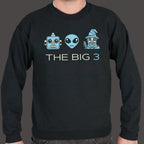 The Big Three Robot Alien and Wizard Icons