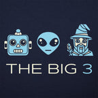 The Big Three Robot Alien and Wizard Icons