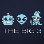 The Big Three Robot Alien and Wizard Icons