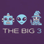 The Big Three Robot Alien and Wizard Icons