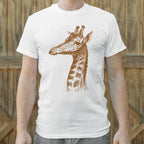 Placid Giraffe Vintage Illustration