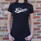 The Groom Varsity Script Wedding Design