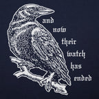 And Now Their Watch Has Ended Gothic Raven Graphic