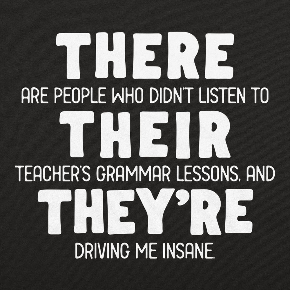There Their They're Grammar Pun Graphic