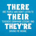 There Their They're Grammar Pun Graphic