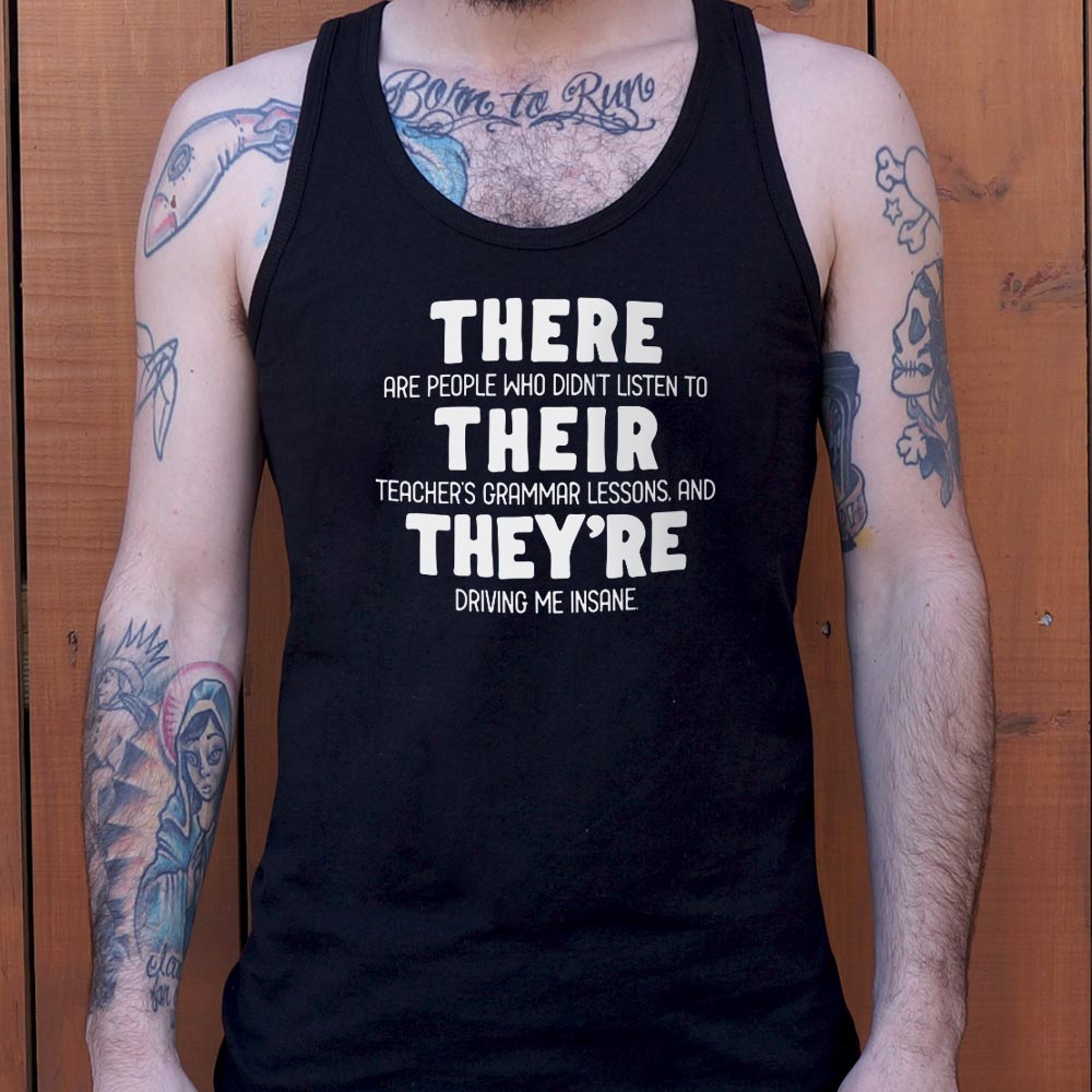 There Their They're Grammar Pun Graphic