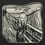 The Scream Graphic of Edvard Munch's Painting