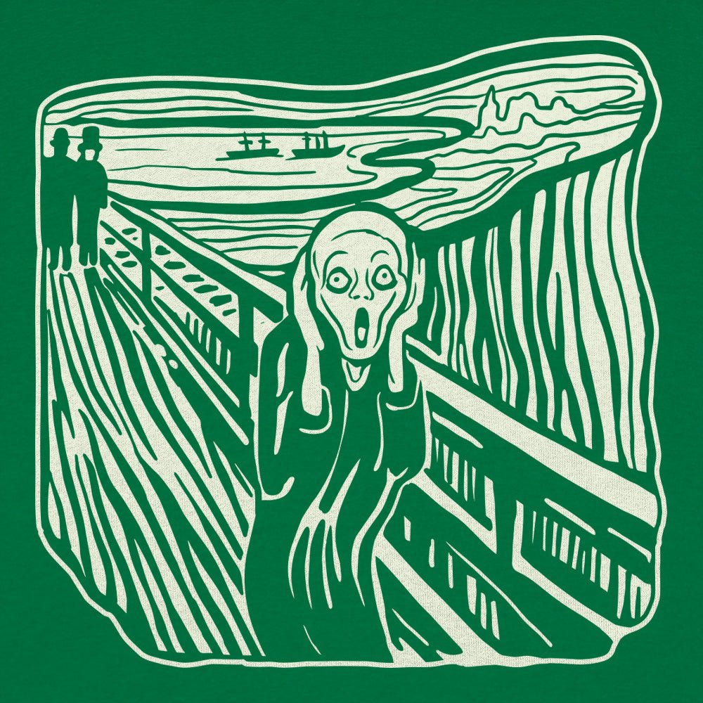 The Scream Graphic of Edvard Munch's Painting
