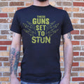 These Guns Set to Stun Muscle Graphic