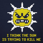The Sun is Killing Me Angry 8-Bit Sun Character