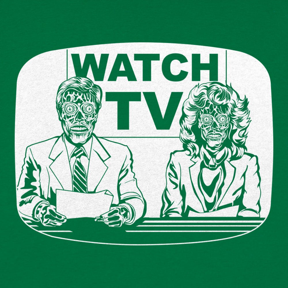 They Live On TV Graphic