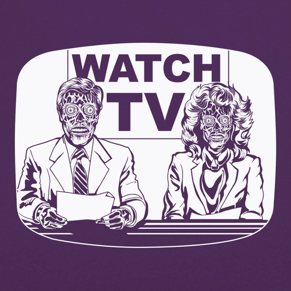 They Live On TV Graphic