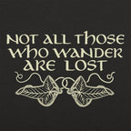 Not All Those Who Wander Are Lost Elven Leaf Brooch