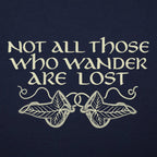 Not All Those Who Wander Are Lost Elven Leaf Brooch