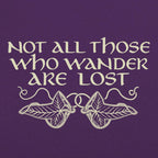 Not All Those Who Wander Are Lost Elven Leaf Brooch