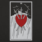 Tarot Three of Swords Card Graphic