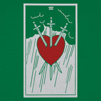 Tarot Three of Swords Card Graphic
