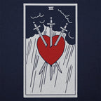 Tarot Three of Swords Card Graphic