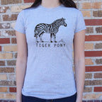 Tiger Pony Striped Zebra Pun Illustration