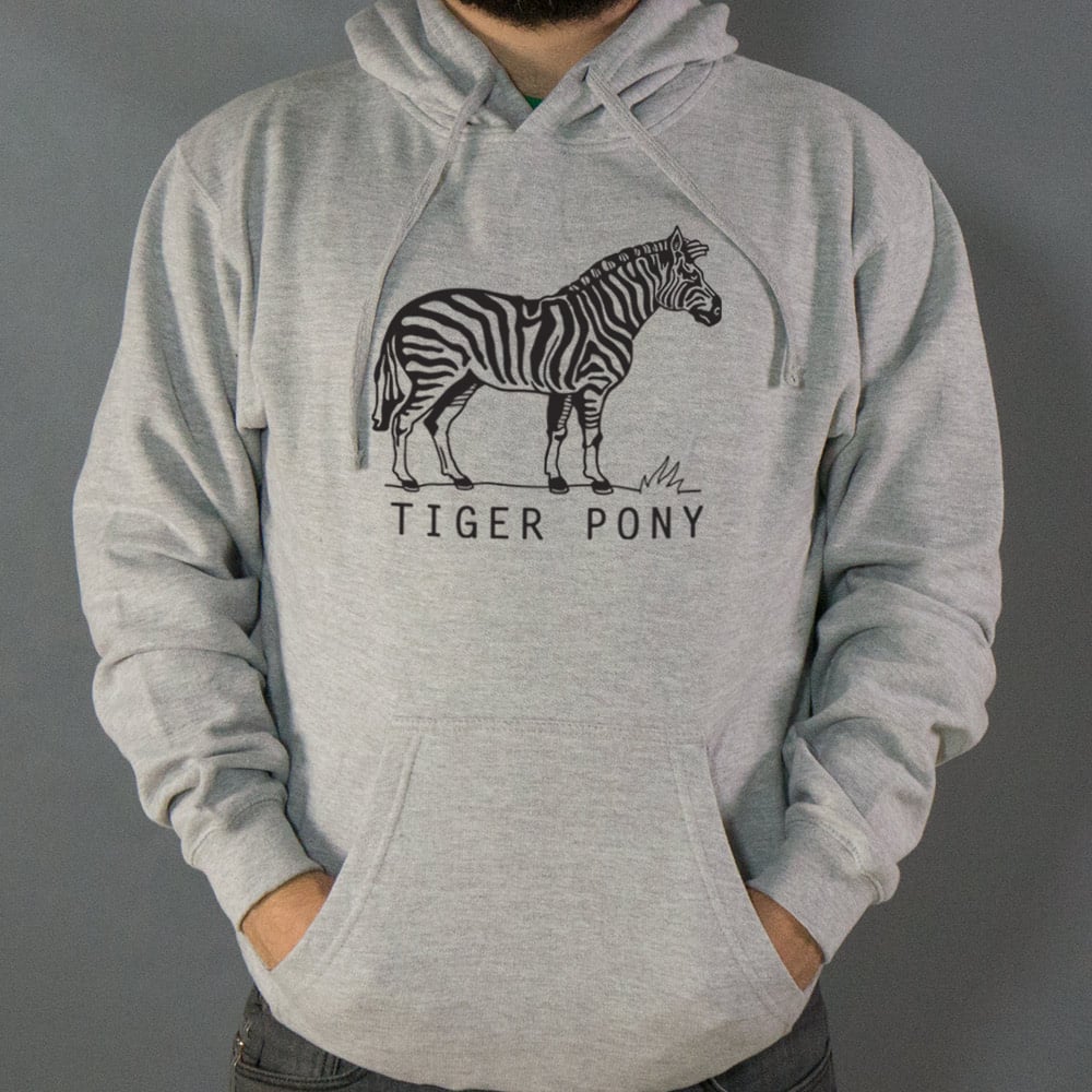 Tiger Pony Striped Zebra Pun Illustration